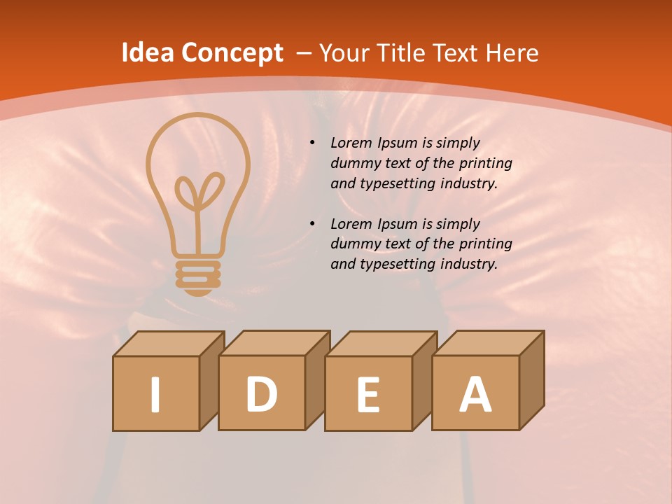 Boxer Girl PowerPoint Template