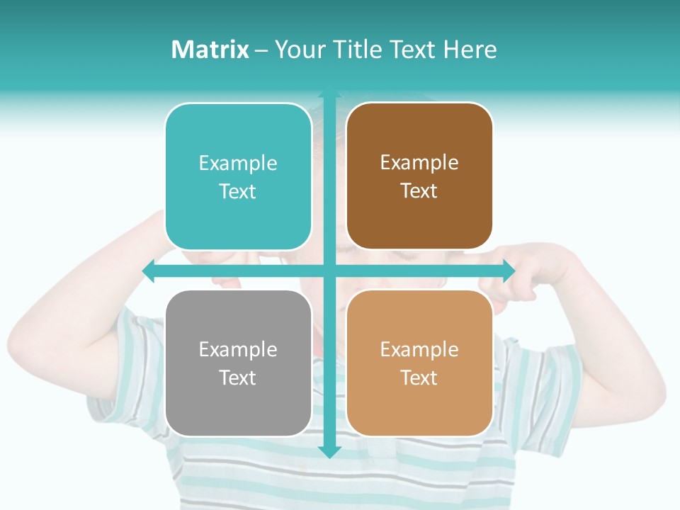 "Not Listening" Boy PowerPoint Template