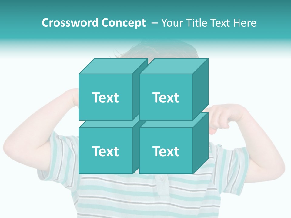 "Not Listening" Boy PowerPoint Template