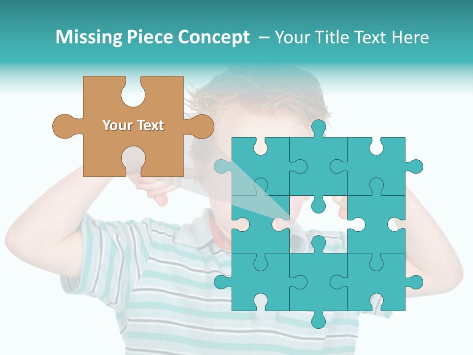 "Not Listening" Boy PowerPoint Template