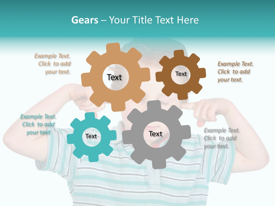 "Not Listening" Boy PowerPoint Template