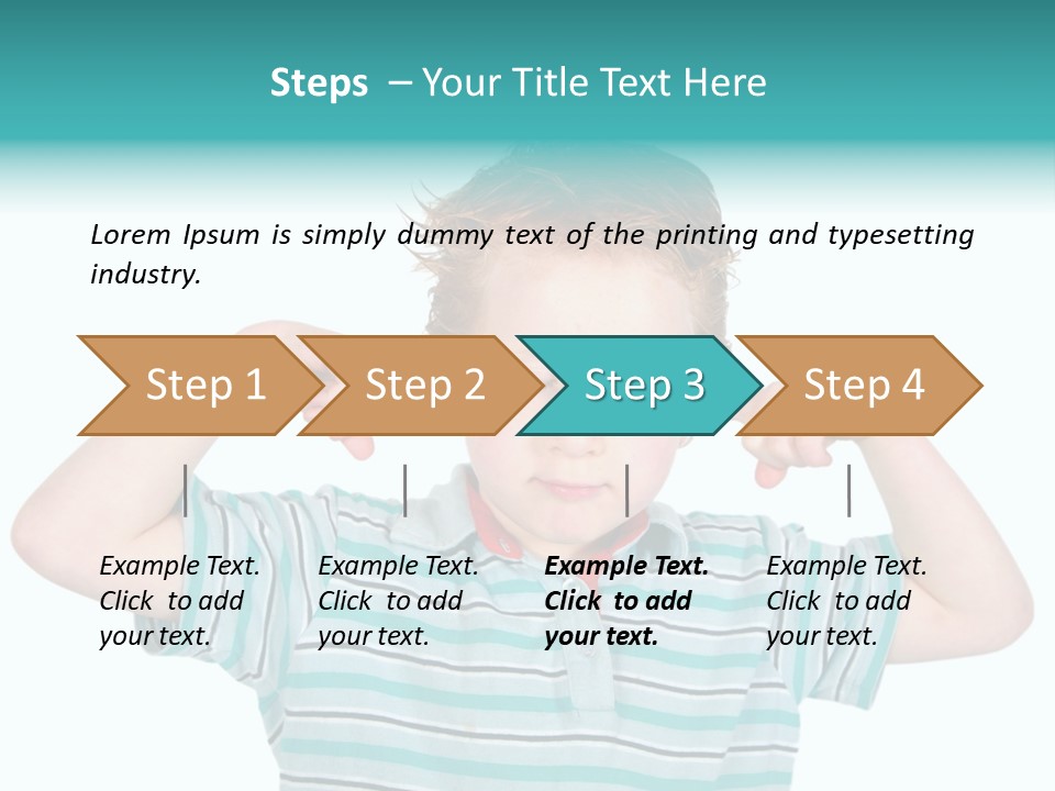 "Not Listening" Boy PowerPoint Template