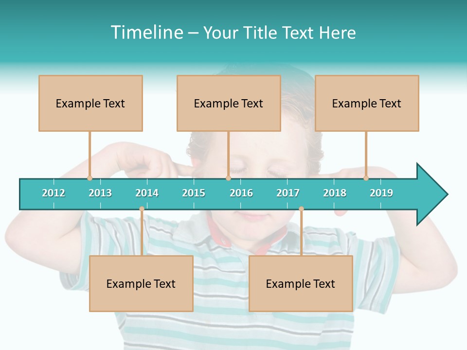 "Not Listening" Boy PowerPoint Template