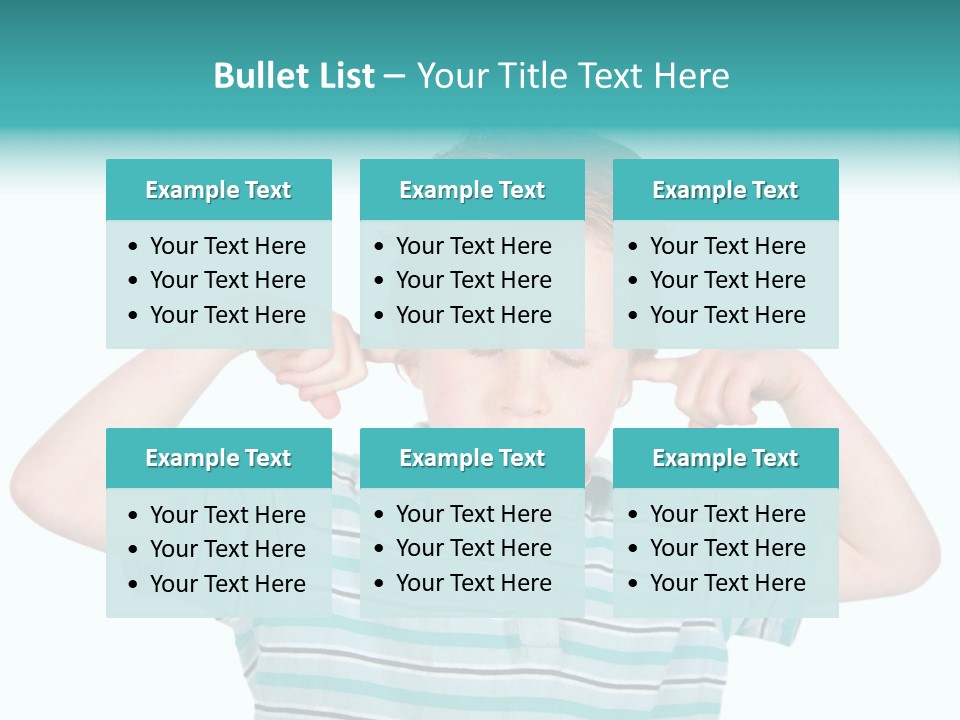 "Not Listening" Boy PowerPoint Template