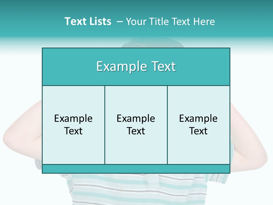 "Not Listening" Boy PowerPoint Template