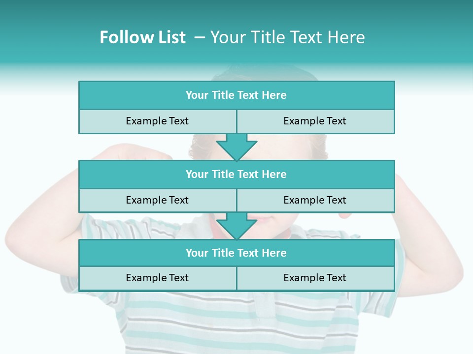"Not Listening" Boy PowerPoint Template