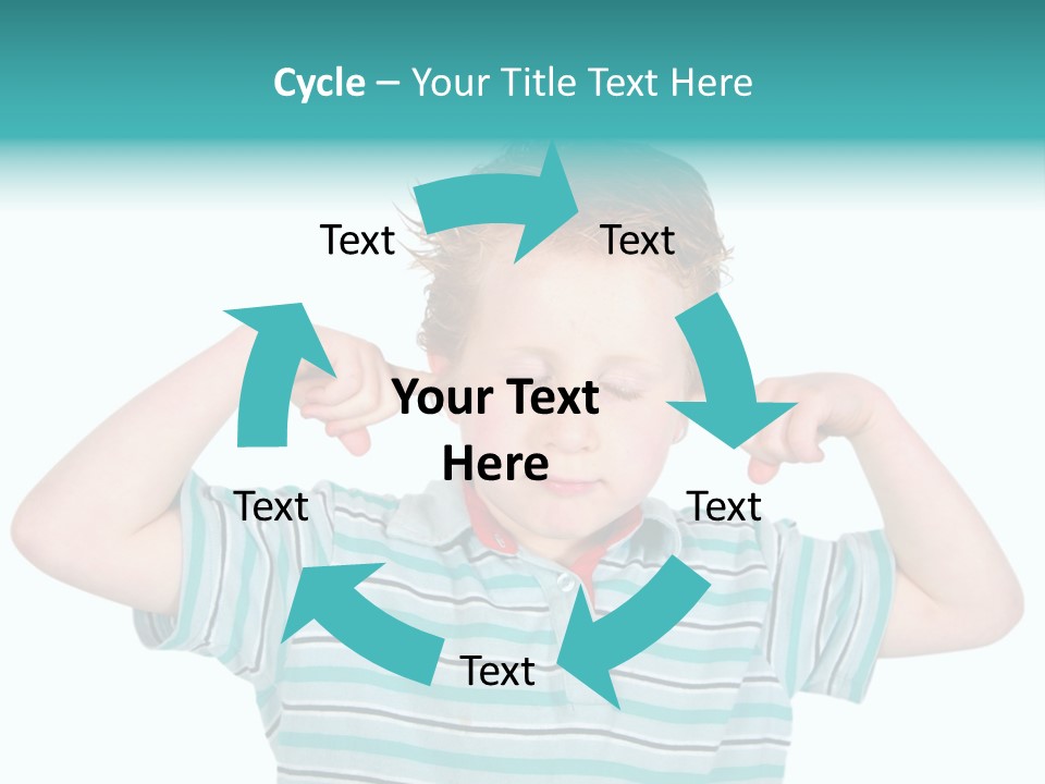 "Not Listening" Boy PowerPoint Template