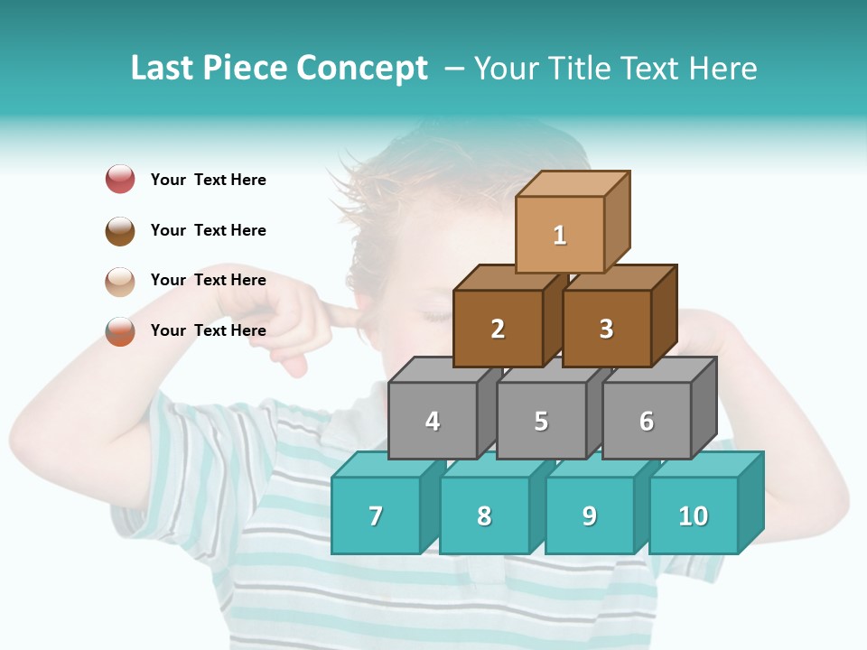 "Not Listening" Boy PowerPoint Template