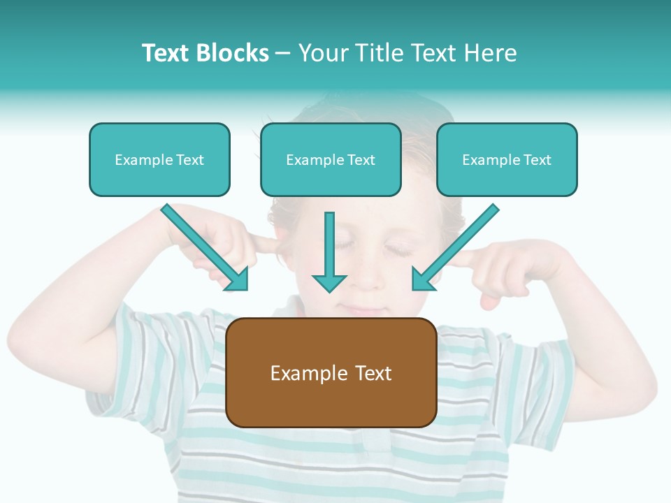 "Not Listening" Boy PowerPoint Template