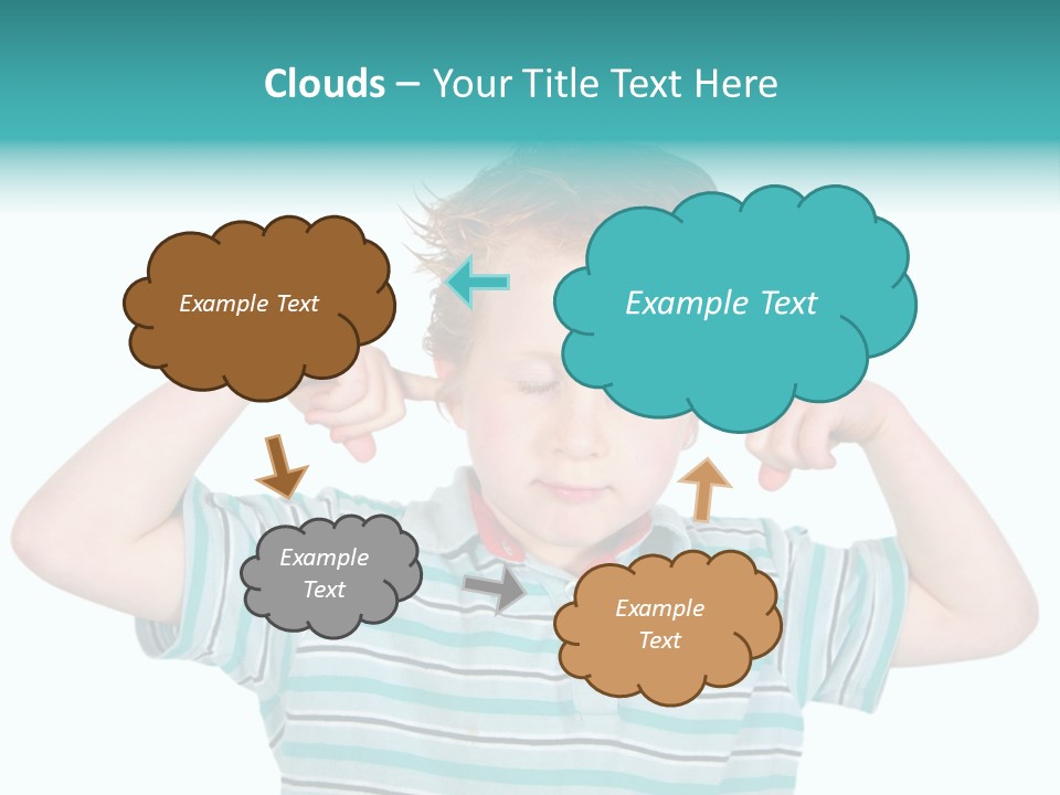 "Not Listening" Boy PowerPoint Template