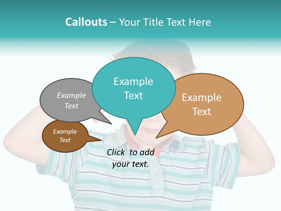 "Not Listening" Boy PowerPoint Template