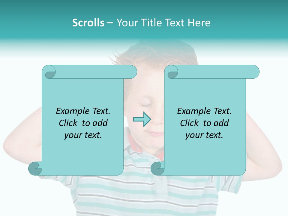 "Not Listening" Boy PowerPoint Template