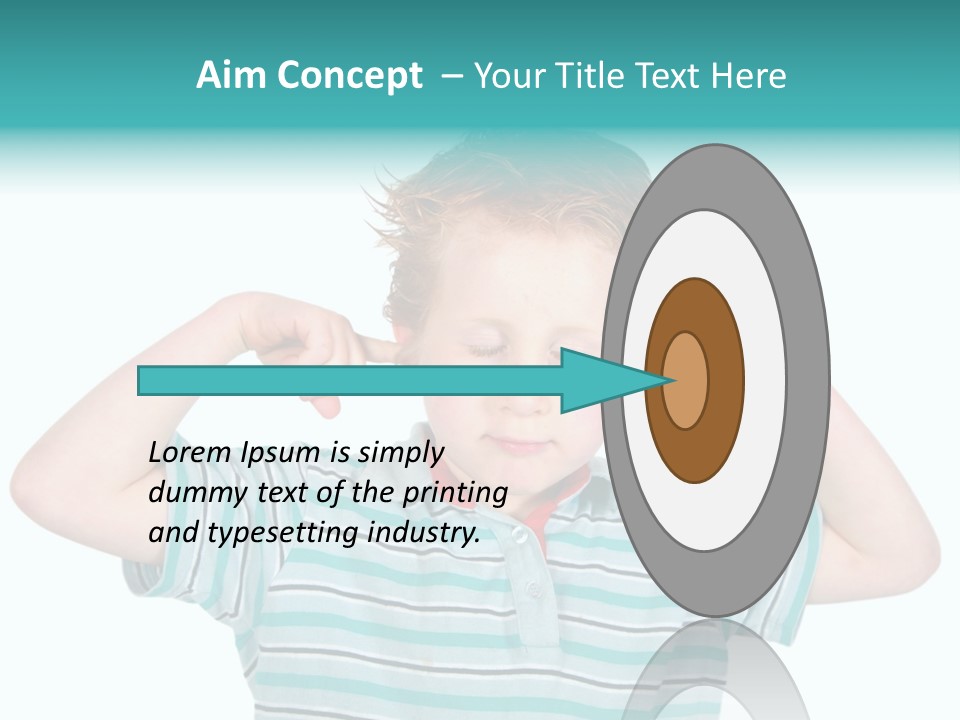 "Not Listening" Boy PowerPoint Template