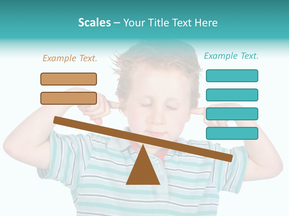 "Not Listening" Boy PowerPoint Template