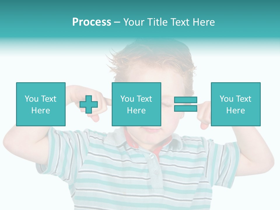 "Not Listening" Boy PowerPoint Template