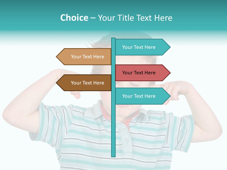 "Not Listening" Boy PowerPoint Template