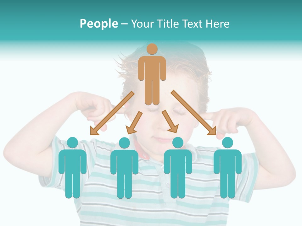 "Not Listening" Boy PowerPoint Template