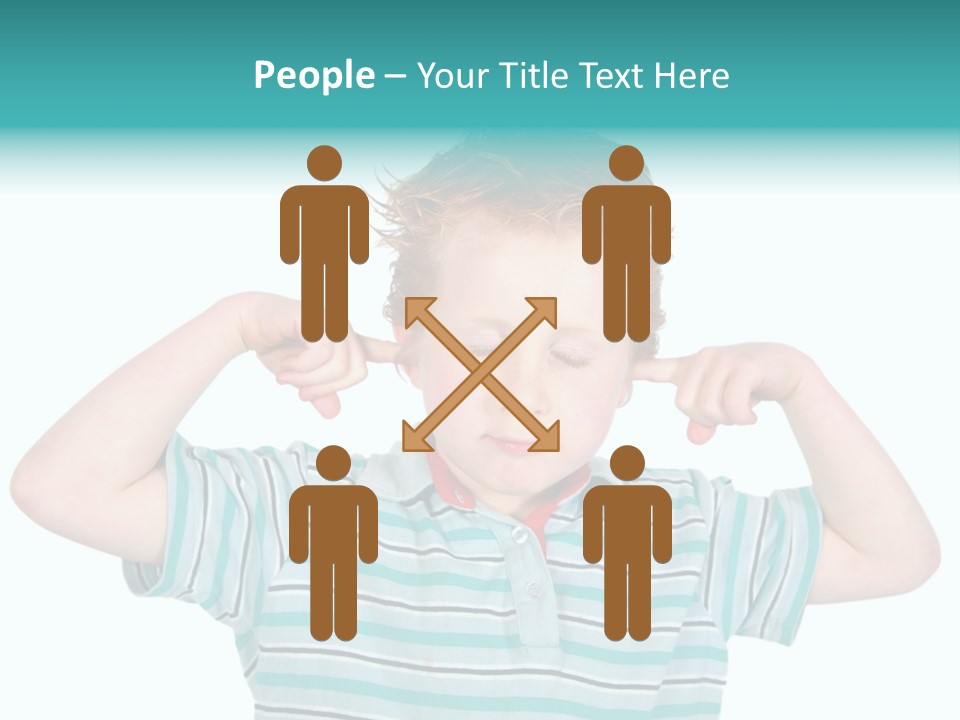 "Not Listening" Boy PowerPoint Template