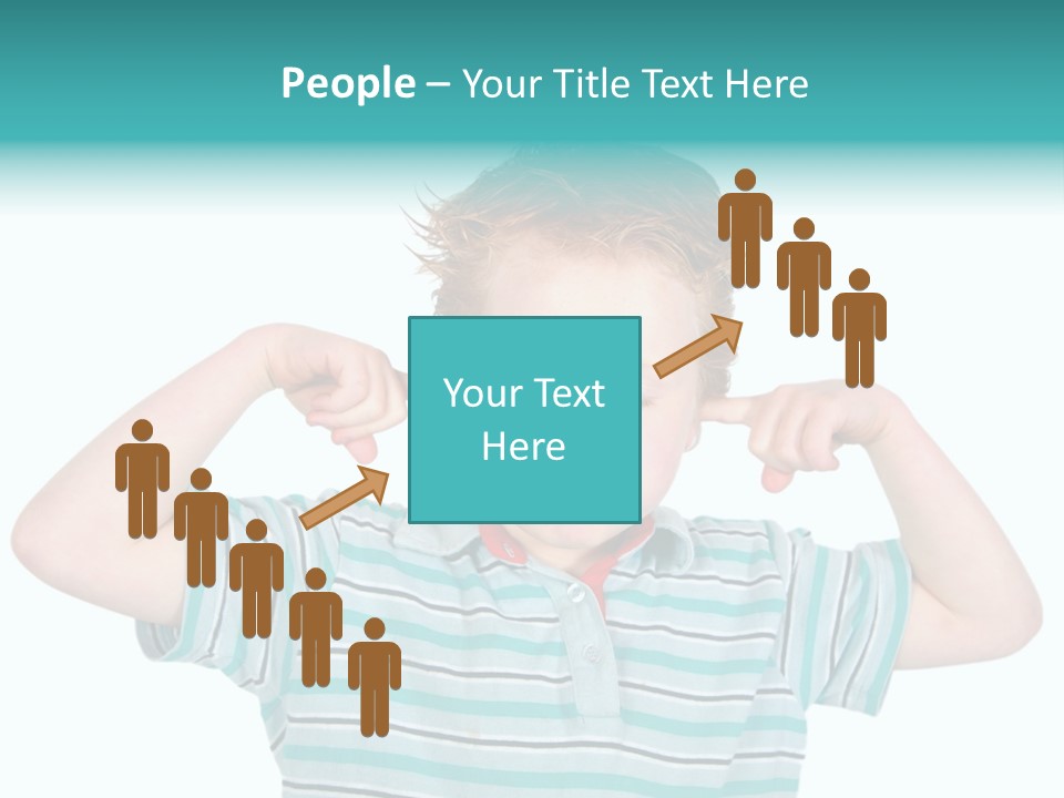 "Not Listening" Boy PowerPoint Template