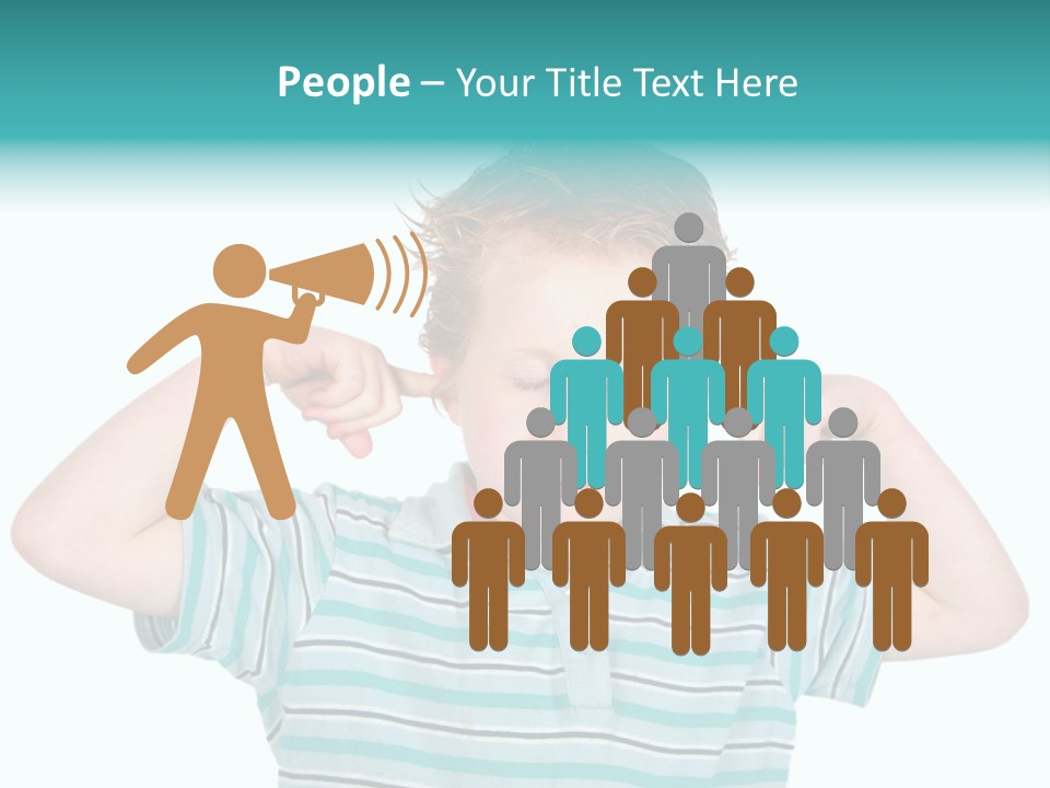 "Not Listening" Boy PowerPoint Template