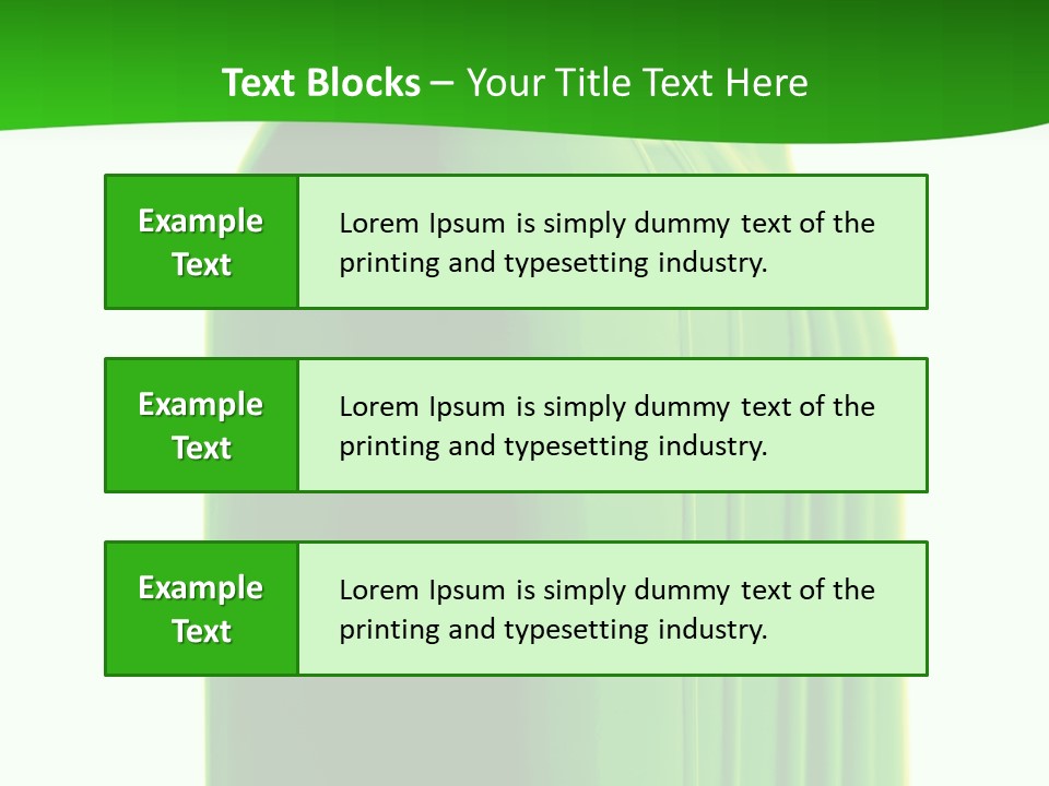 Bottle O Green Color With Mineral Water Isolated On White Background PowerPoint Template