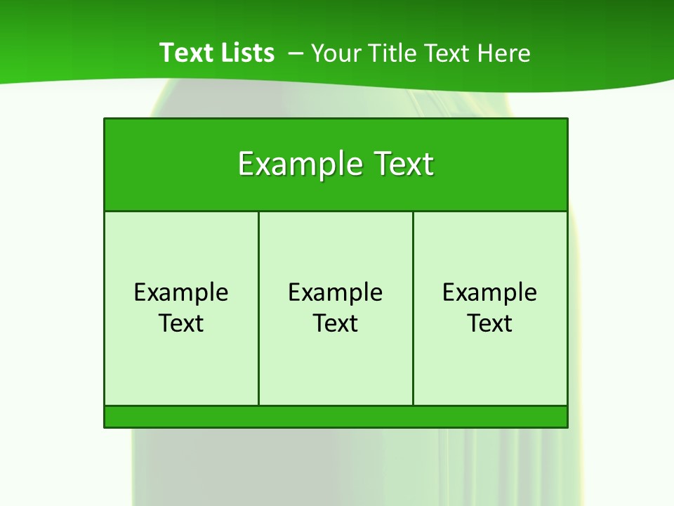 Bottle O Green Color With Mineral Water Isolated On White Background PowerPoint Template