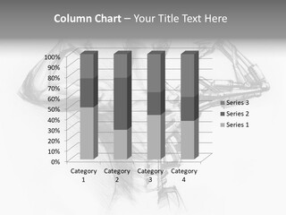 Pencil's Sketch Of The Cyborg PowerPoint Template