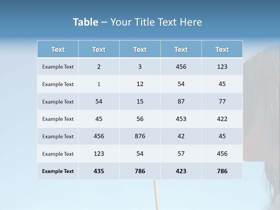 Little Girl Blows On A Seedy Pod Plant As Seeds Drift Off. PowerPoint Template