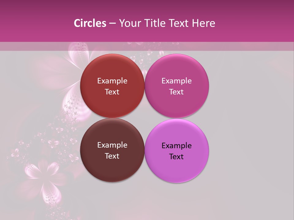 Dreamlike Flowers PowerPoint Template