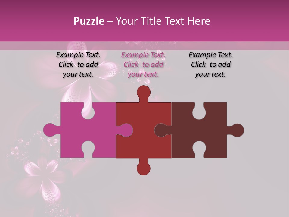 Dreamlike Flowers PowerPoint Template