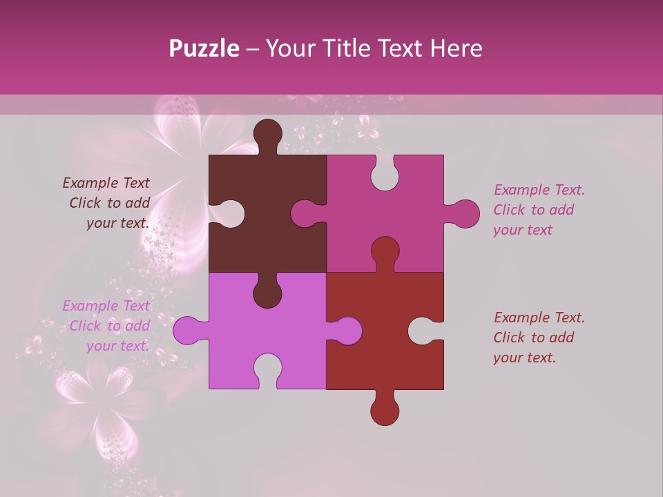 Dreamlike Flowers PowerPoint Template