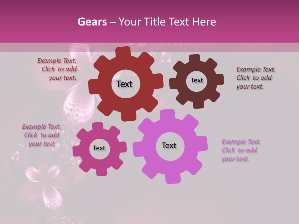 Dreamlike Flowers PowerPoint Template