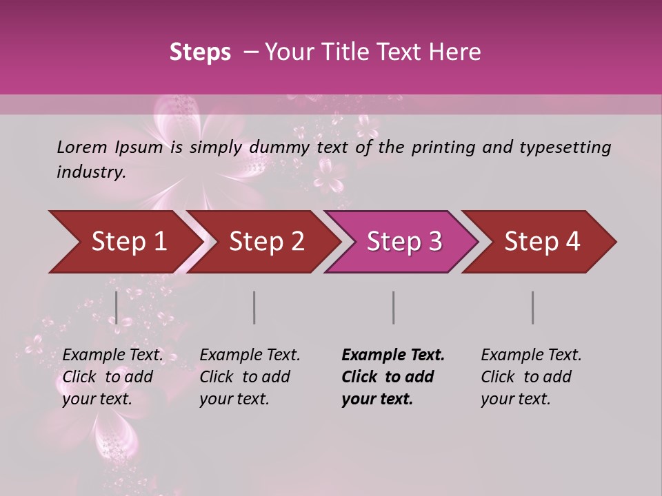 Dreamlike Flowers PowerPoint Template