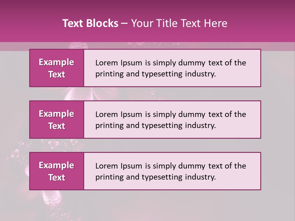 Dreamlike Flowers PowerPoint Template