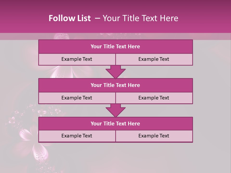 Dreamlike Flowers PowerPoint Template