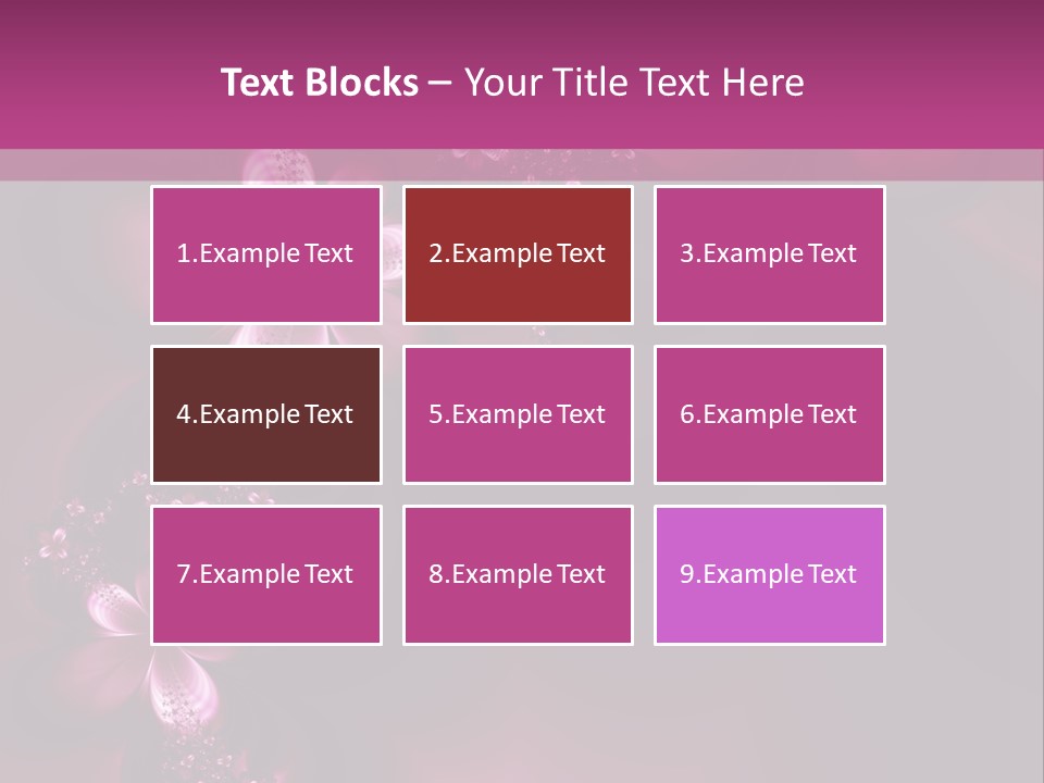 Dreamlike Flowers PowerPoint Template