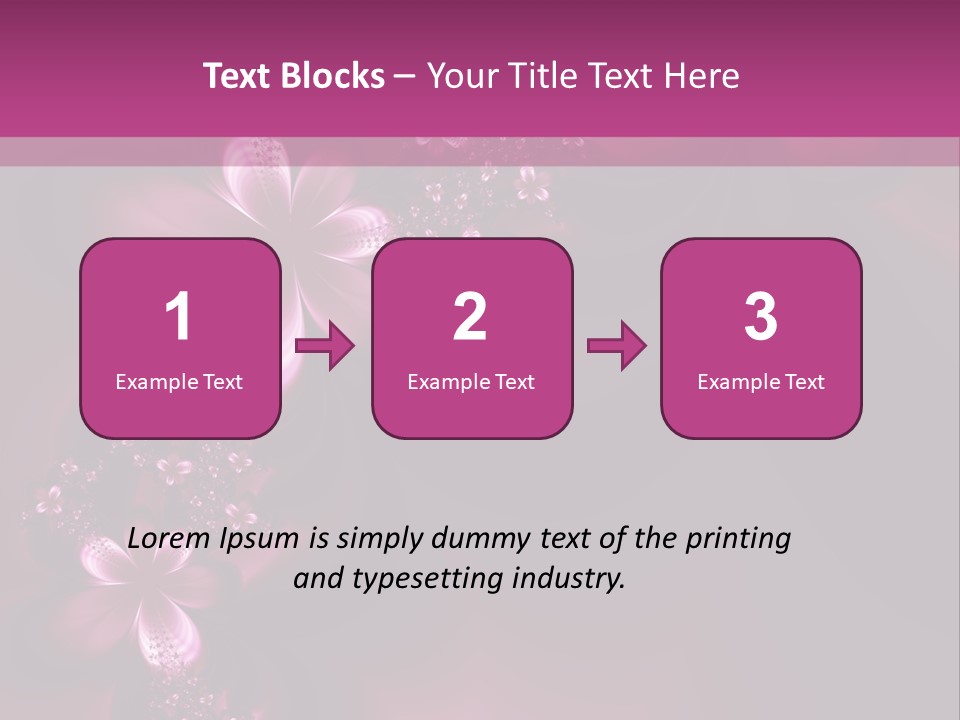 Dreamlike Flowers PowerPoint Template