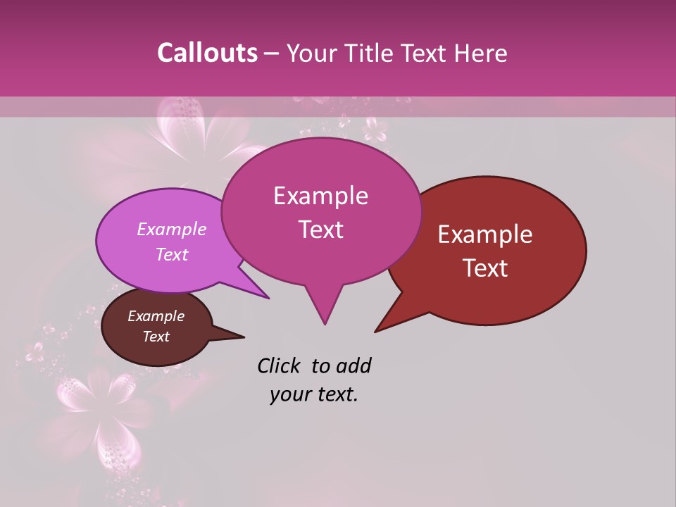 Dreamlike Flowers PowerPoint Template