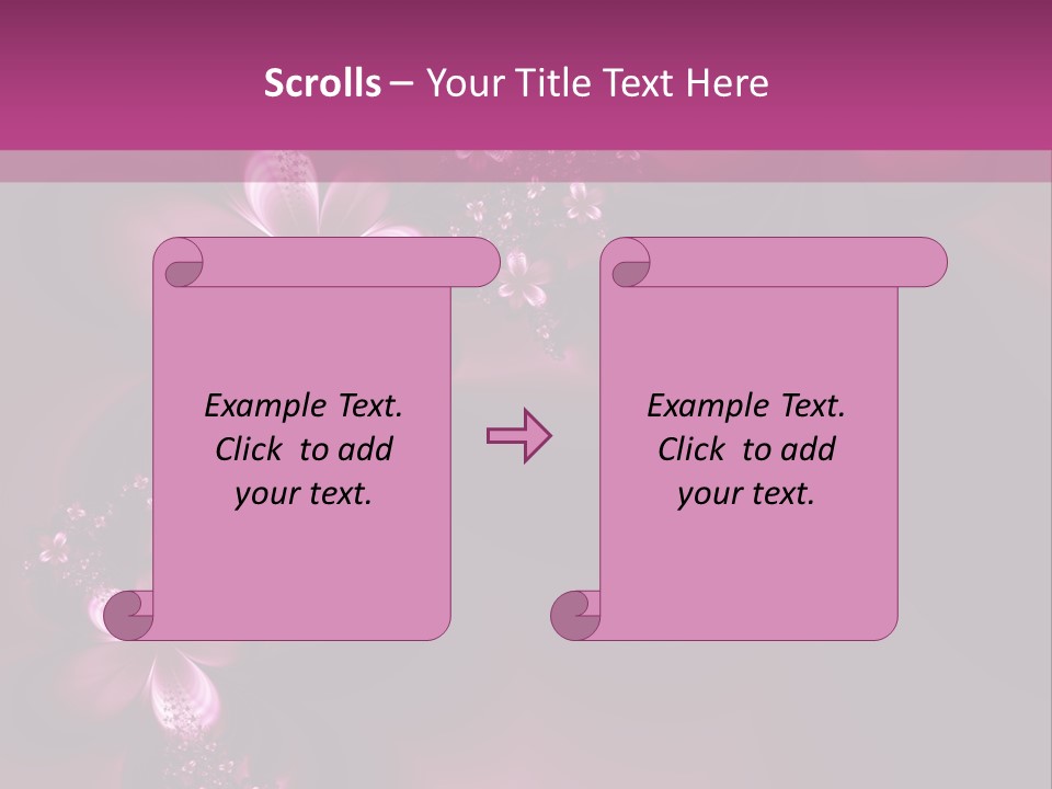 Dreamlike Flowers PowerPoint Template