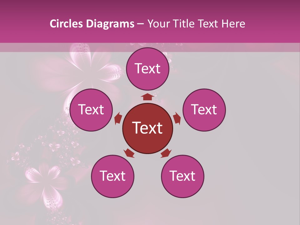 Dreamlike Flowers PowerPoint Template