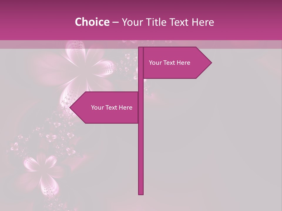 Dreamlike Flowers PowerPoint Template