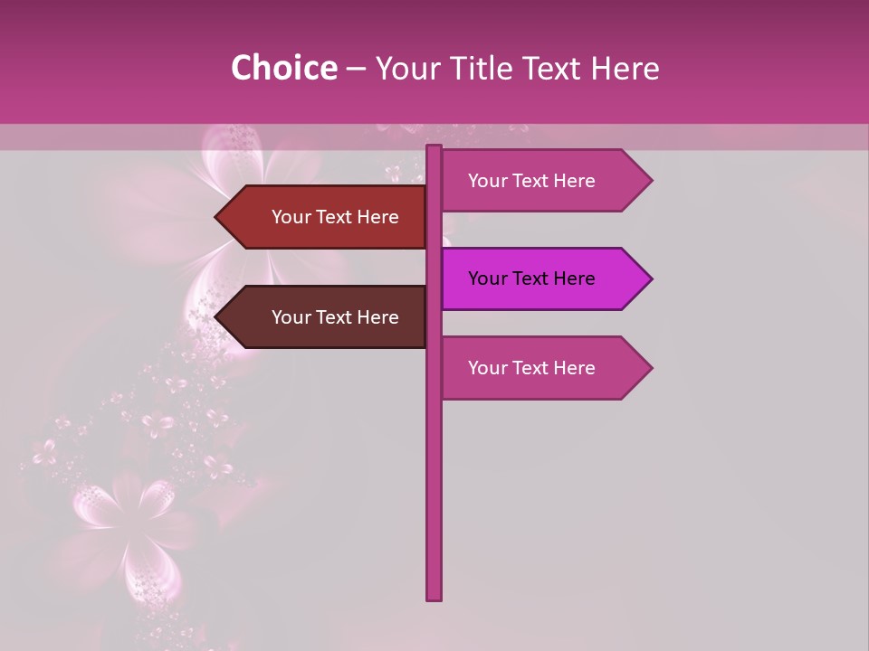 Dreamlike Flowers PowerPoint Template