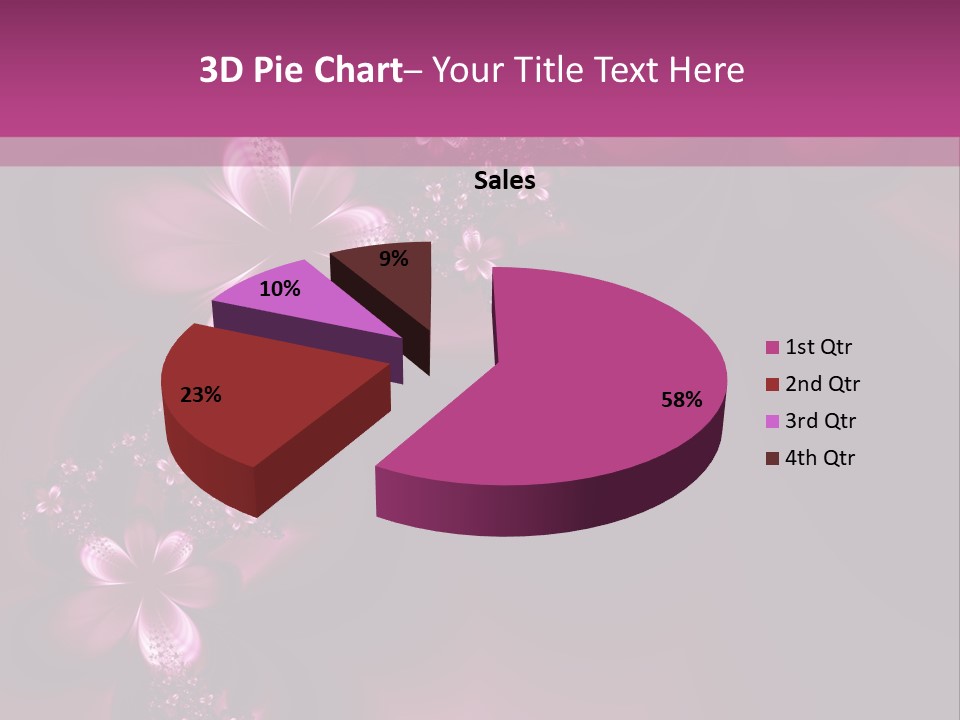 Dreamlike Flowers PowerPoint Template