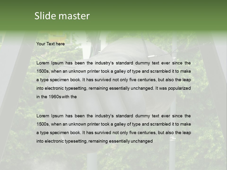 Joe Louis Fist - Detroit Monument Close Up PowerPoint Template