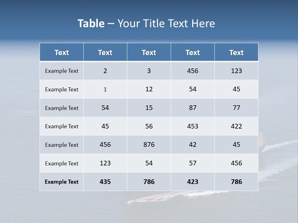 Ship With Containers Aerial View In San Francisco PowerPoint Template