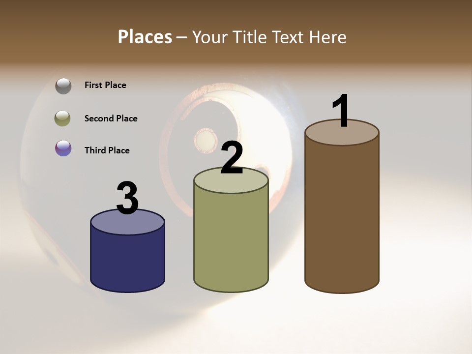 Old Yin Yang Ball PowerPoint Template