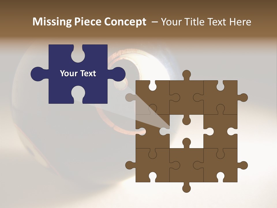 Old Yin Yang Ball PowerPoint Template