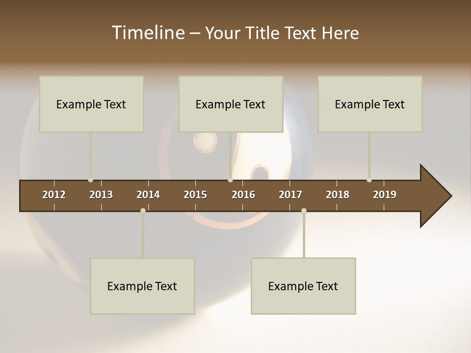Old Yin Yang Ball PowerPoint Template