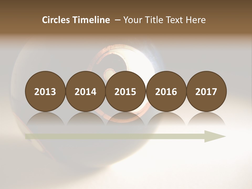 Old Yin Yang Ball PowerPoint Template
