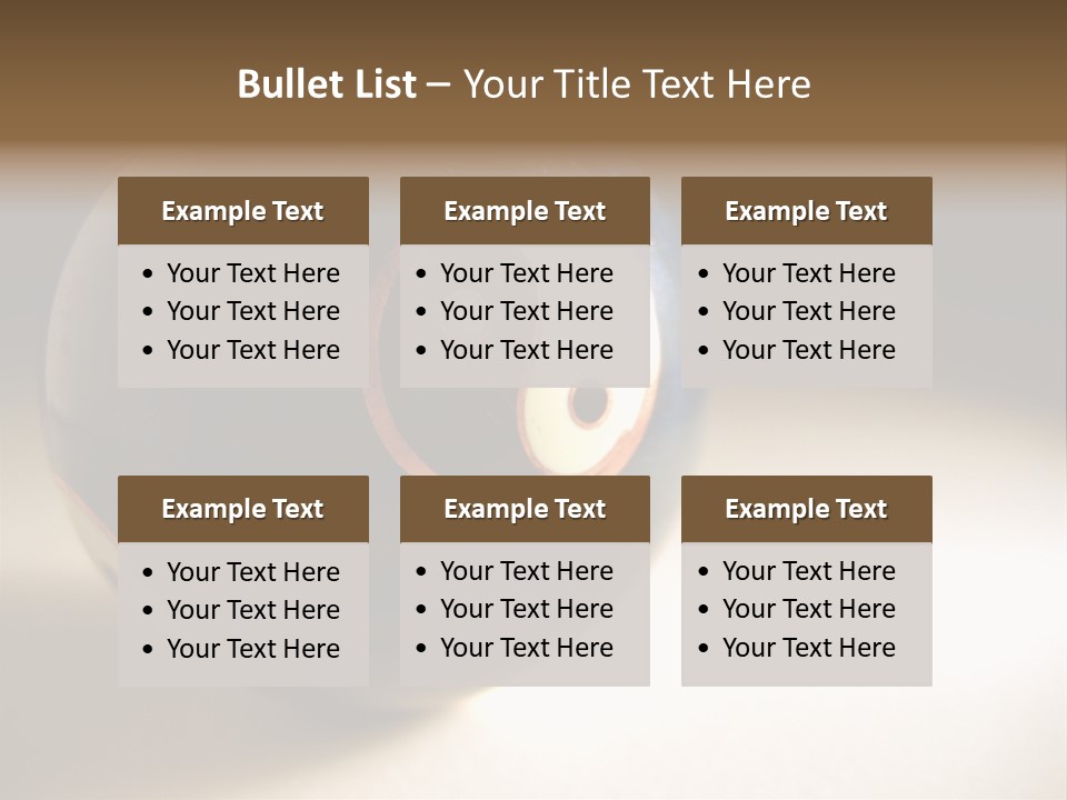 Old Yin Yang Ball PowerPoint Template